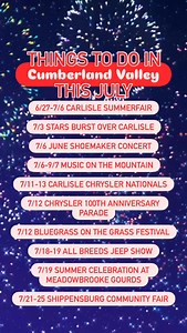 Celebrate summer in the Cumberland Valley with fireworks, seasonal festivals, car shows & more!  | Cumberland Valley Pennsylvania | Facebook