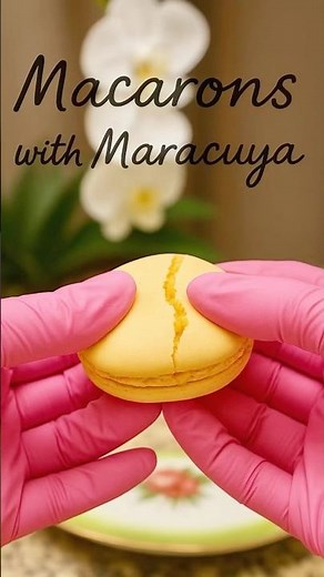 Passion Fruit Macarons Made Easy