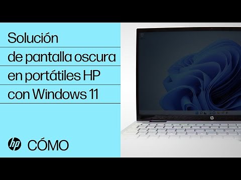 Solucionar problema de pantalla oscura en portátiles HP con Windows 11 | Ordenadores HP | HP Support