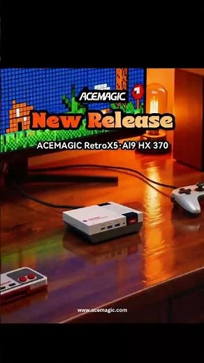 Acemagic Retro X5 – Mini PC with Classic NES Retro Console Theme + Modern Hardware