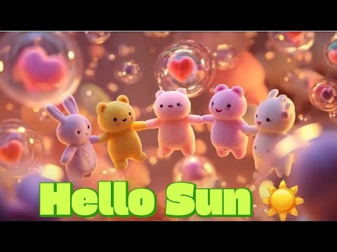 Hello Sun ☀️ - Good Morning and Friendship Song for Toddlers!