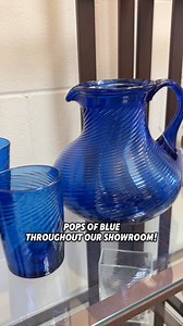 2.9K views · 12 reactions | Pair blue with neutrals like white, gray, or beige for a balanced look. #InteriorDesign | Green Goose Consignment Gallery | Facebook