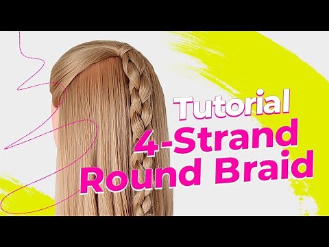 How to Make 4 Strand Round Braid