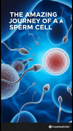 The Amazing Journey of a Sperm Cell in 30s | 3D Medical Short #shorts
