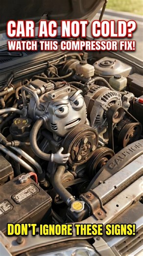 AC Compressor Warning | Why Your Car AC Stops Cooling?#accompressor #carac #carcooling