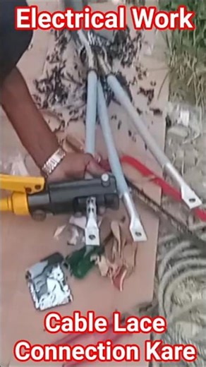 3 Phase Cable Connection #mcb #electrical #cable #shorts #wire