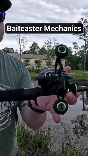 Baitcaster Mechanics for Beginners #fishing #bassfishing #fishingtechniques