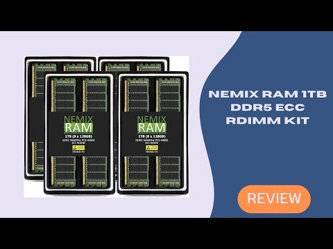 NEMIX RAM 1TB DDR5 ECC RDIMM Kit – Ultimate Workstation Upgrade