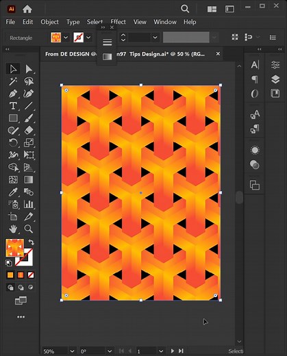 How to make pattern Hexagonal #DEdesign #pattern #Hexagonal ##illustrationchallenge #illustrator #illustration #illustrationtutorial #design #graphicdesign #reelsviral | DEdesign