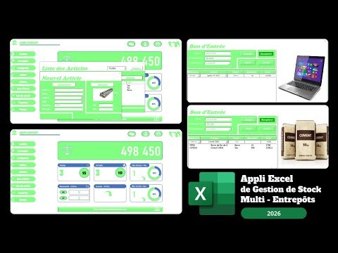Excel VBA Application – Real-Time Multi-Warehouse Inventory Management