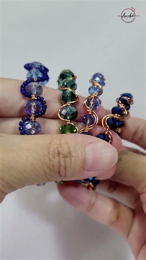Wavy Bracelet - Free tutorial video link above the title #shortsvideo #handmade #wireworks