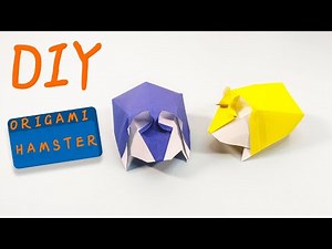 Origami Paper Hamster | Origami Tutorials | Paper Craft