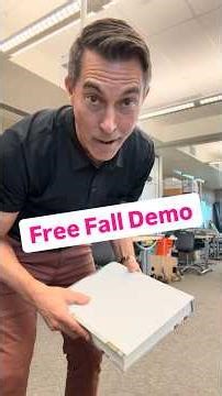 What happens when you drop a book and piece of paper at the same time? #physics #teacher #gravity