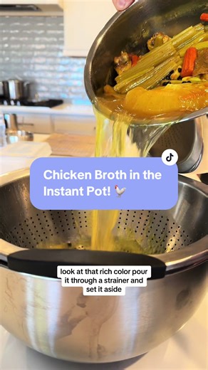 Delicious Chicken Broth in Instant Pot Recipe
