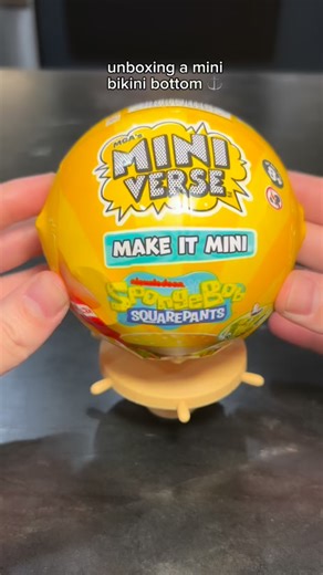 lily collects | unboxing a mini bikini bottom from the new miniverse spongebob series 🏝️ this is my favorite one from this series! 💛 #mini #miniatures... | Instagram