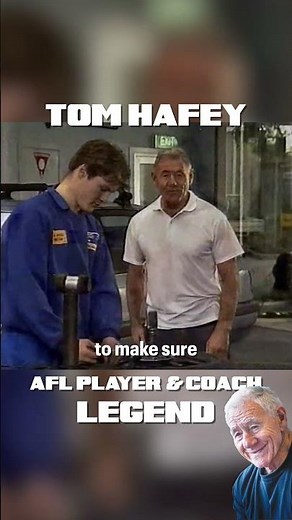 AFL legend Tom Hafey in a Bob Jane T-Marts TVC