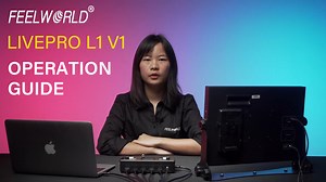 Watch FEELWORLD LIVEPRO L1 V1 Operating Multi Camera Video Mixer on Amazon Live