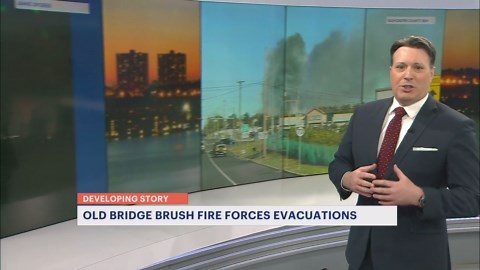 Brush fire forces evacuation of dozens of homes in Old Bridge