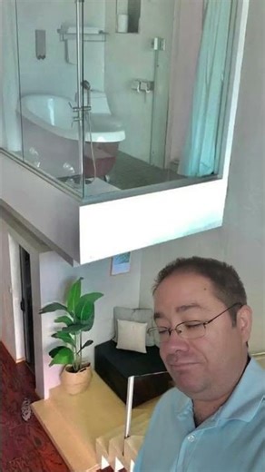 Glass Bathroom Goals… or Architectural Chaos