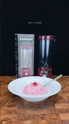Raspberry Cream Dessert BlendJet Recipe