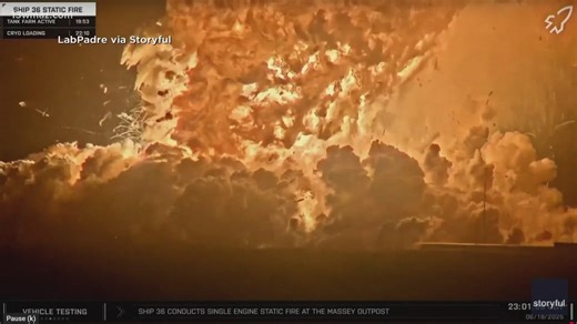 SpaceX rocket explodes on launch pad during test in Texas