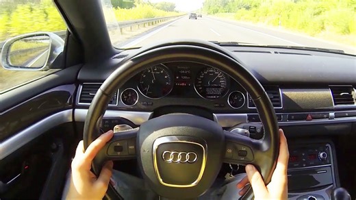 Audi S8 V10 – Autobahn Acceleration POV