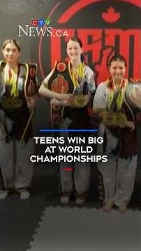 Teen martial artist wins four world championship medals