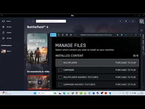 How To Fix Battlefield 6 Content Not Installed Purchase To Play Issue