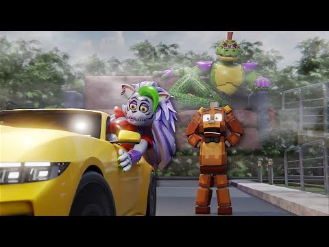 Glamrocks meet Freddy at PizzaPlex But ... - FNaF: Security Breach - Blender Animation