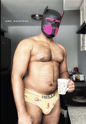 A regular morning coffee #musclebear #daddybear #bear #muscle #bearsoftiktok
