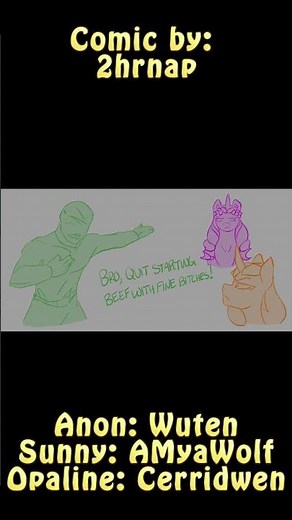 [MLP Comic Dub] "Don't Call Her That" by 2hrnap (Comedy)