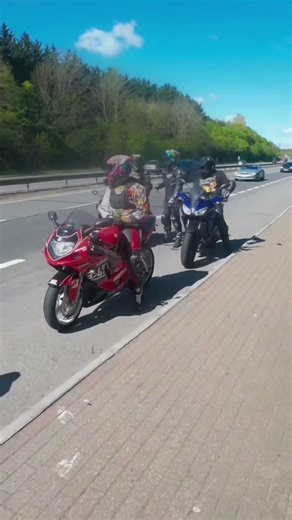 We did catch some moments 🤣😭 full videos up. #reels #bikelife #gopro #motovlog #motorcycle