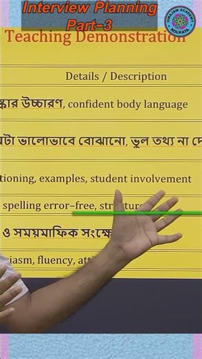 WBSSC / WBSLST Demonstration & Interview Planning