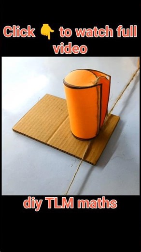 diy maths TLM | 3d shape- cylinder #tlm #maths #cylinder