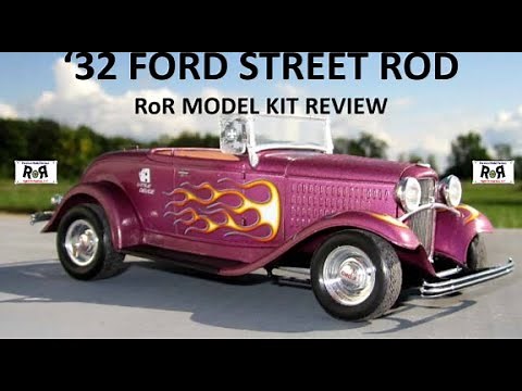’32 Ford Street Rod (I) 1:25 Scale Monogram 0882 -Model Kit Build & Review