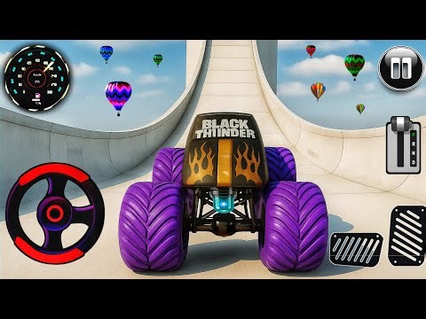 MonsterTruck StuntRacing 3D - Impossible Truck Stunts - Android Gameplay