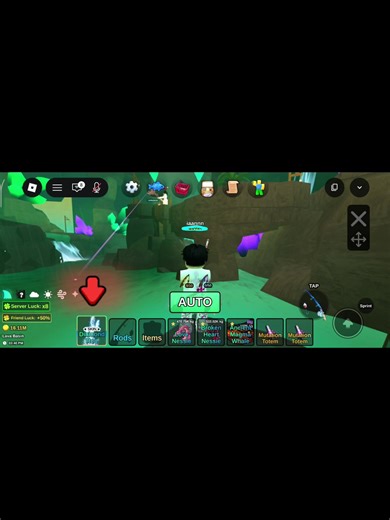 Exploring the Lava Basin in Roblox Fish It