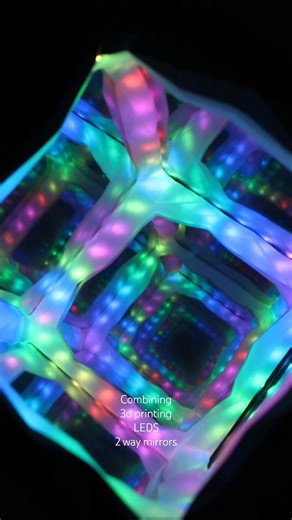 3D Printing | LEDs | Infinity Mirrors #lightingdesign #3dprinting #led