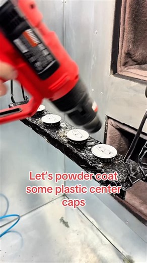 Scott Coates on Instagram: "Powder coating plastics is not ideal but it’s better than rattle can in my opinion. #Powdercoating #innovatetodominate #coatingsbycoates #powdercoat #scottcoatesmusic"