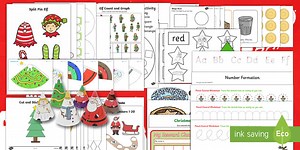 EYFS Christmas Holiday Home Learning Pack