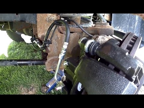 Dodge Ram 2500 Front Brake Caliper And Flex Line Removal Replace