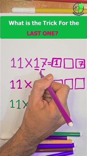 The Easiest TRICK to Multiply by 11 #studyhacks #shorts