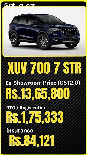 Mahindra XUV700 MX Variant | Price, Specs & Is It Value for Money?