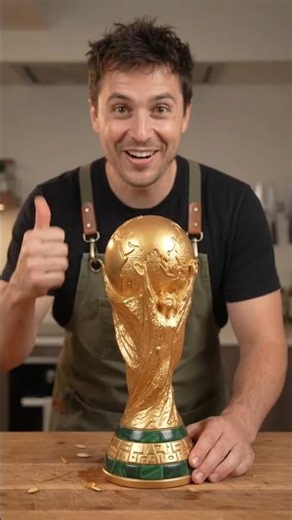 Making a World Cup Trophy with Pumpkin! 🔥 | Trend is Brend | #viral #shorts