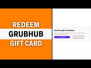 How To Redeem GrubHub Gift Card (2024) | Using Grubhub Gift Cards Online