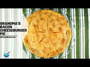 Grandma’s Bacon Cheeseburger Pie