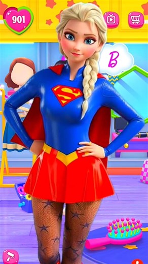 SUPERMAN ELSA COSPLAY ANGELA 2 #angela2 #superman #elsa #disney #viral #shorts #fyp #trending