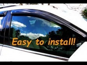 Car Auto Vent Shade Install from AVS