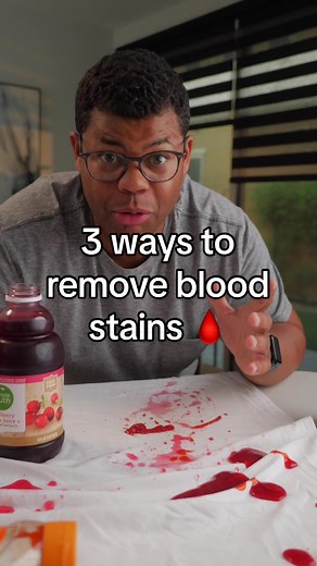 Accidents happen, and blood stains can be super tricky to remove. Try out these methods to save your clothes from blood stains. 🩸 #stainremover #bloodstain #problemsolved