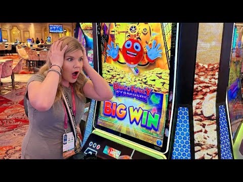 Ruby Plays the Bingo Frenzy Stampede Slot in Las Vegas!
